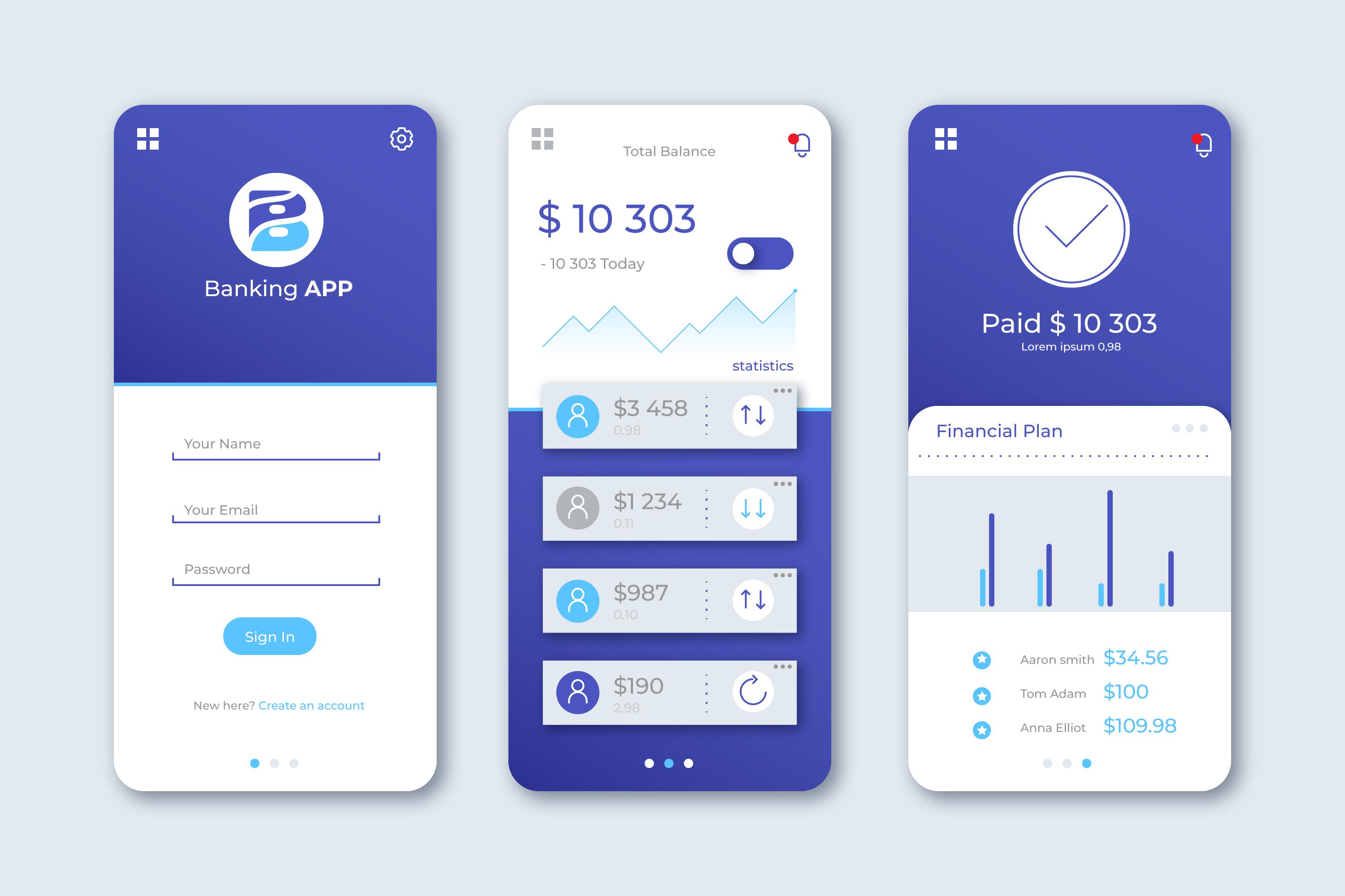 Finance App Prototype